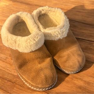 Women’s Slippers L.L. Bean Wicked Good Slippers Squam Lake Brown Size 9 M